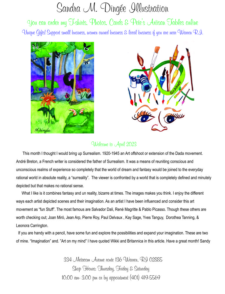 April newsletter