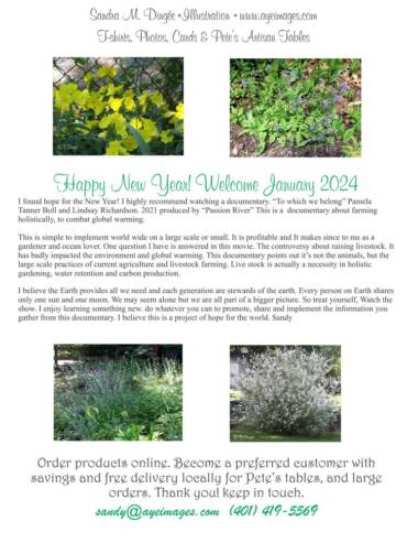 January newsletter 2024